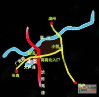 芦湖温泉公馆位置交通图1