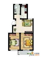 隆盛花园2室1厅1卫93.8㎡户型图