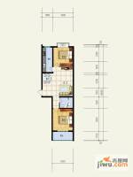 金都庄园2室2厅1卫89㎡户型图
