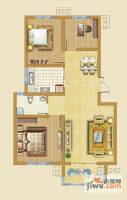 领世新城3室2厅1卫99.3㎡户型图