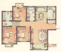 西上海名邸3室2厅2卫132.7㎡户型图