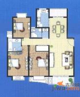 东方城市绿洲3室2厅1卫140㎡户型图