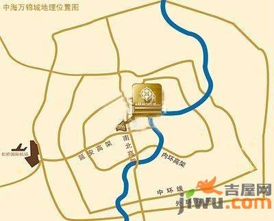 中海万锦城位置交通图图片