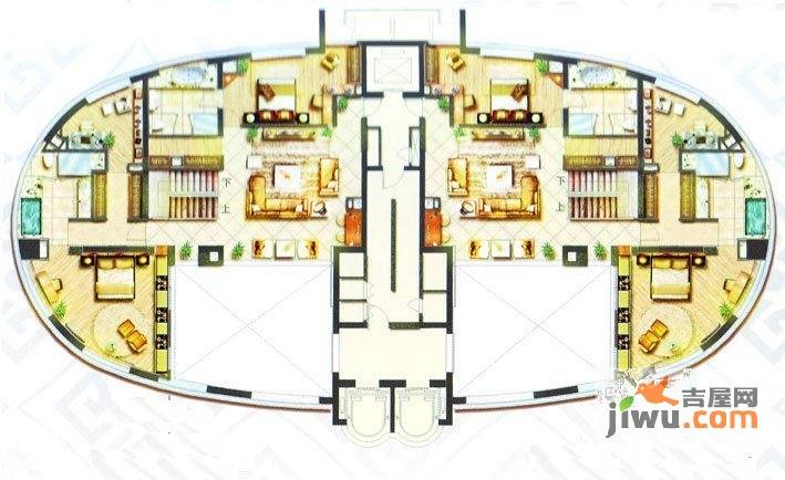 王子晶品普通住宅530㎡户型图