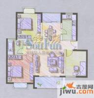 美岸栖庭3室2厅1卫113.8㎡户型图