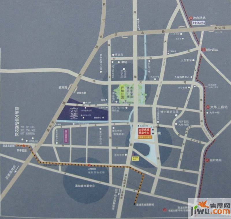 大华颐和华城三期蓝郡位置交通图图片