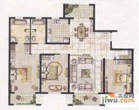 张江汤臣豪园四期3室2厅2卫144㎡户型图