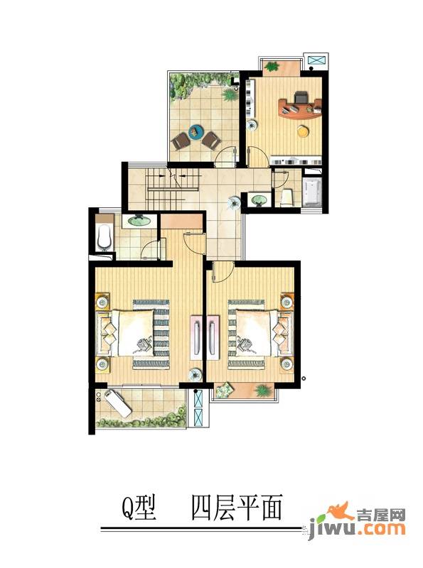 艺泰安邦别墅2室0厅2卫214㎡户型图