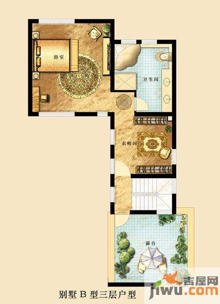 保利叶上海别墅1室0厅1卫230㎡户型图