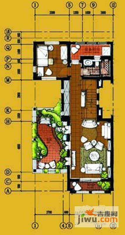 上置绿洲香岛原墅3室2厅4卫152㎡户型图