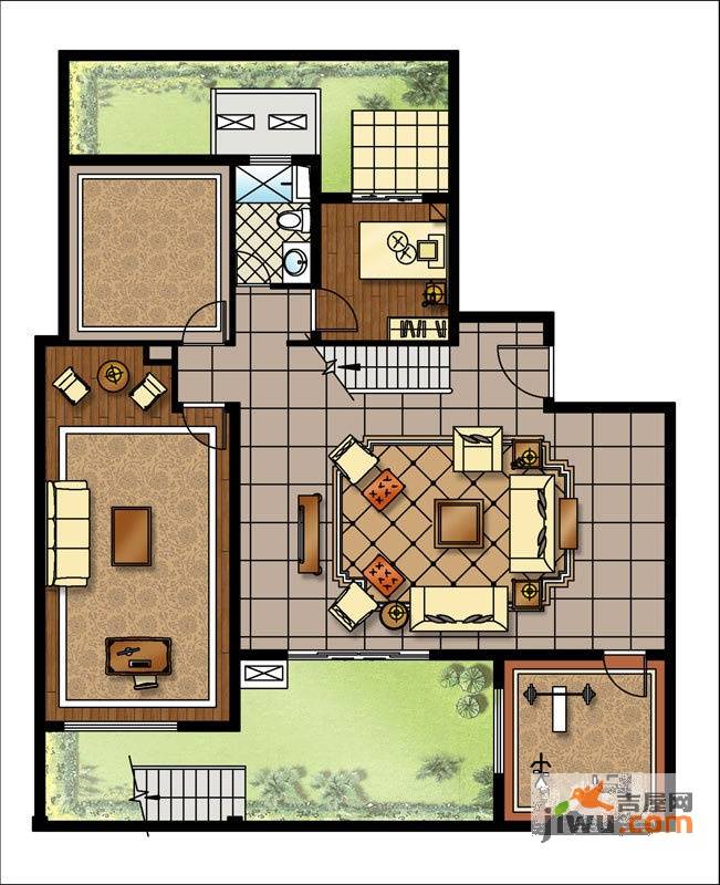 鹏欣一品漫城(美第奇庄园)6室3厅6卫732㎡户型图