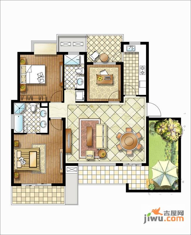 鹏欣一品漫城(美第奇庄园)6室3厅6卫732㎡户型图