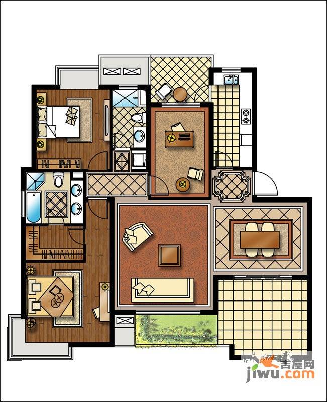 鹏欣一品漫城(美第奇庄园)6室3厅6卫732㎡户型图