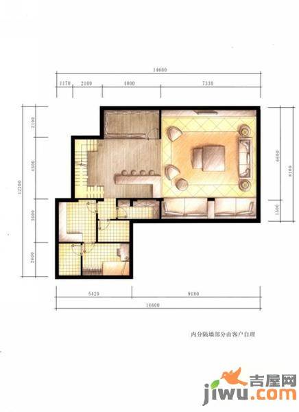 浦江华侨城别墅4室2厅4卫240.5㎡户型图