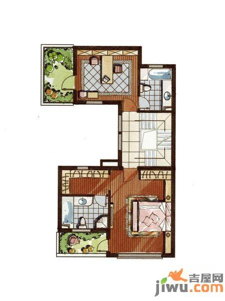 英郡雷丁4室2厅4卫220㎡户型图