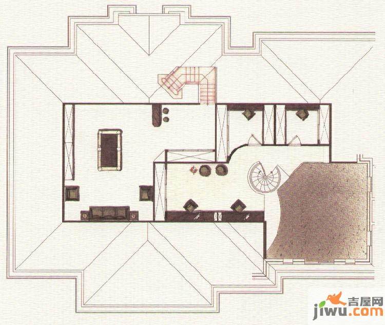 古北臻园8室5厅8卫952㎡户型图