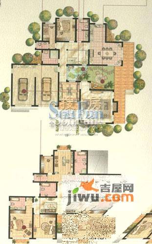 生茂养园别墅4室4厅3卫391㎡户型图