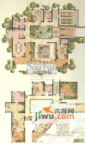 生茂养园别墅4室4厅3卫500㎡户型图