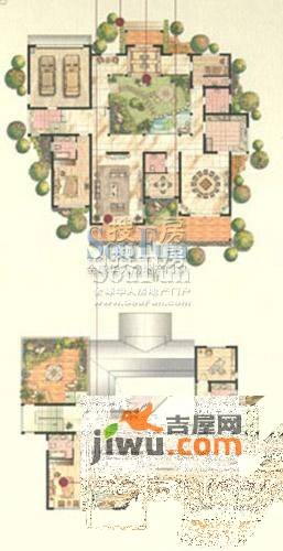 生茂养园别墅3室4厅3卫357㎡户型图