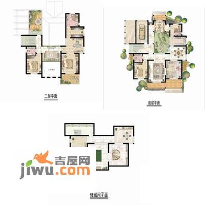 生茂养园别墅3室3厅3卫456.7㎡户型图