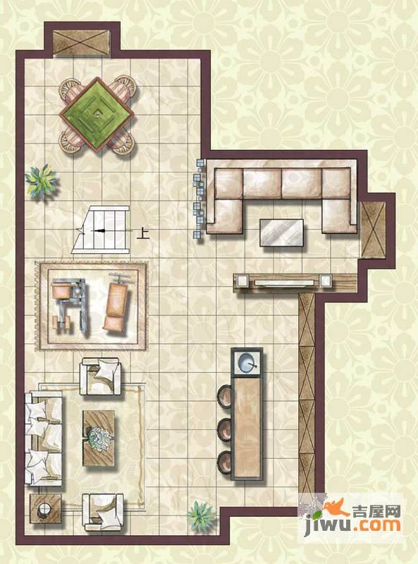 绿地蔷薇四季别墅2室3厅4卫133㎡户型图