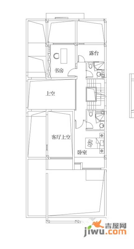 上海万科第五园1室0厅2卫190㎡户型图