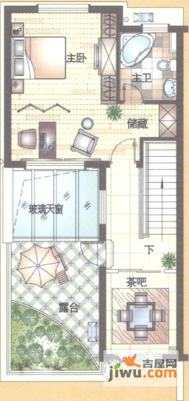 红树林赞成铂廷别墅4室2厅4卫203㎡户型图