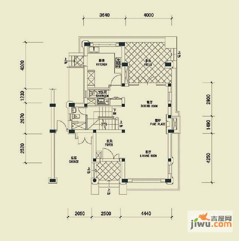 四季雅苑别墅5室2厅5卫203㎡户型图