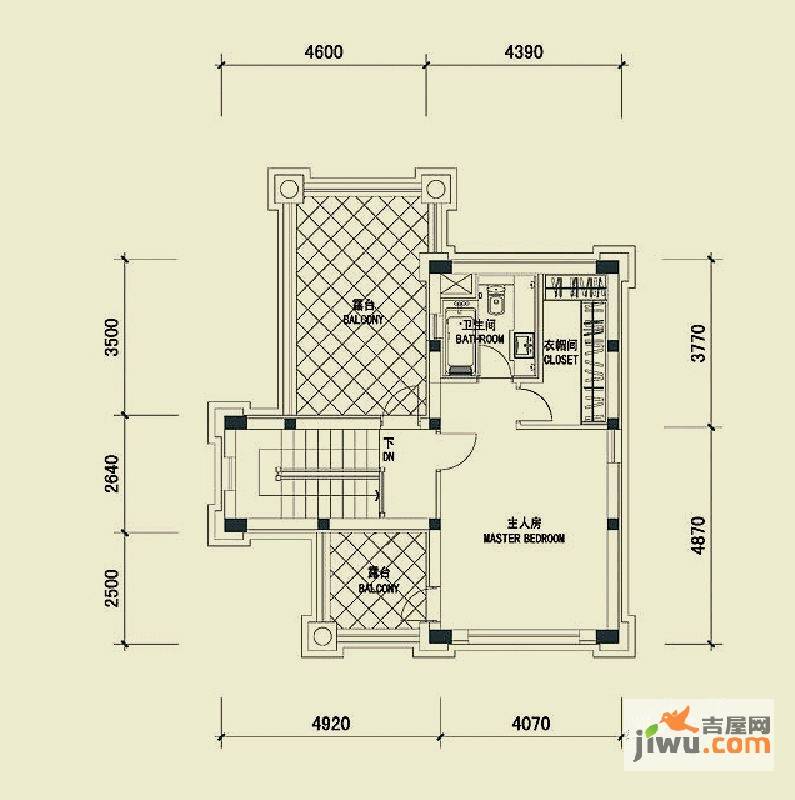 四季雅苑别墅5室2厅5卫203㎡户型图