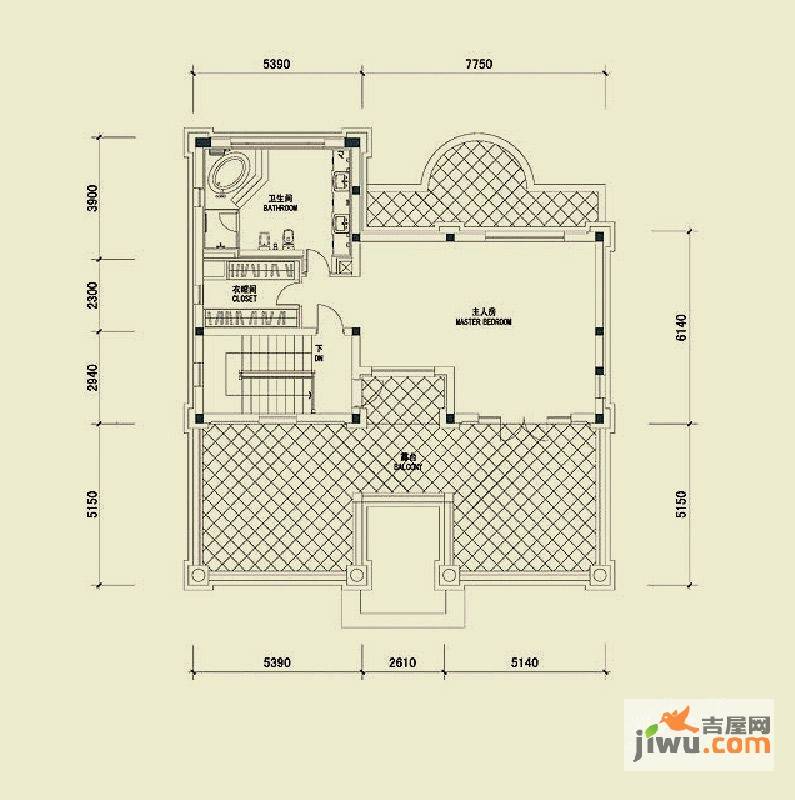 四季雅苑别墅6室2厅6卫394㎡户型图