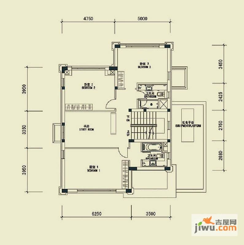 四季雅苑别墅6室2厅5卫303㎡户型图