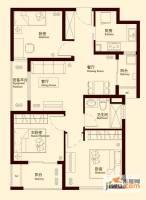 中海御景熙岸3室2厅1卫89㎡户型图