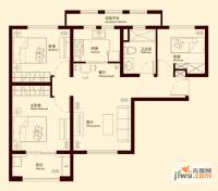 中海御景熙岸3室2厅2卫89㎡户型图
