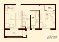 中海御景熙岸1室1厅1卫67㎡户型图