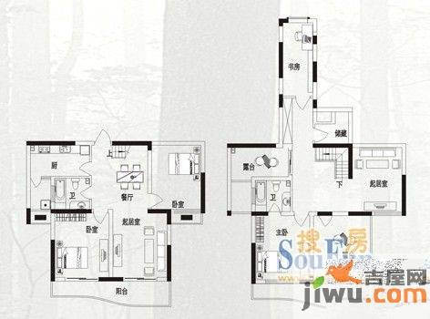 新天地广场普通住宅187㎡户型图