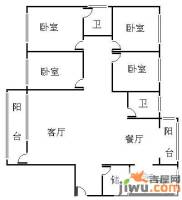 华海澜湾4室2厅2卫161㎡户型图