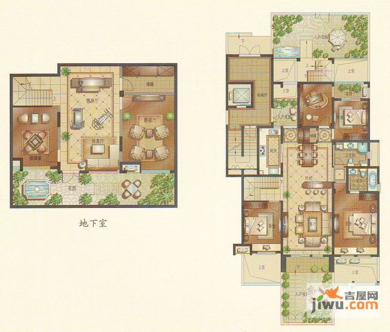 旭辉朗香郡二期臻园4室2厅2卫153㎡户型图