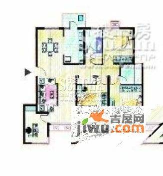 湖山新意4室2厅2卫139㎡户型图