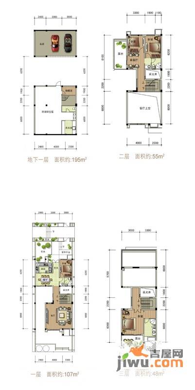 保利林语墅4室3厅3卫302㎡户型图