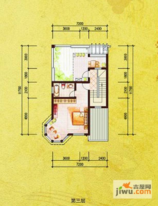 橘郡礼顿山4室2厅3卫334㎡户型图