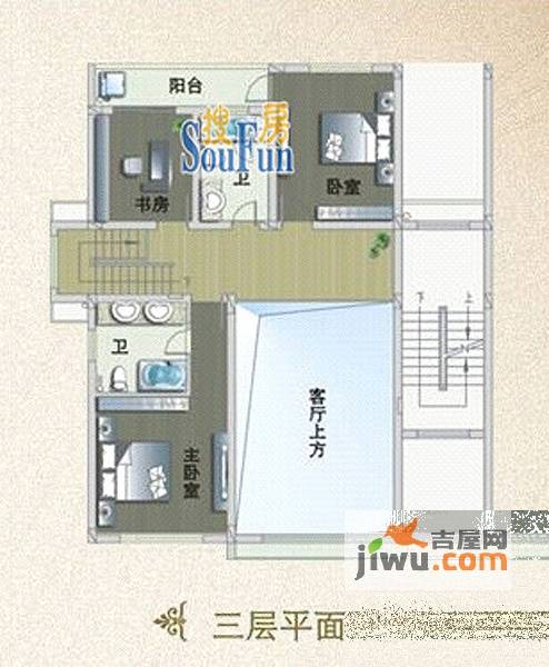 湘江壹号11室3厅6卫326.3㎡户型图