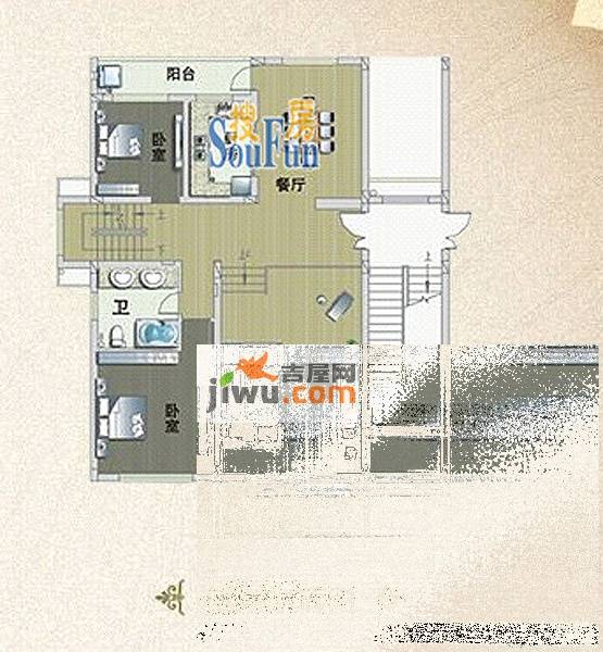 湘江壹号11室3厅6卫326.3㎡户型图