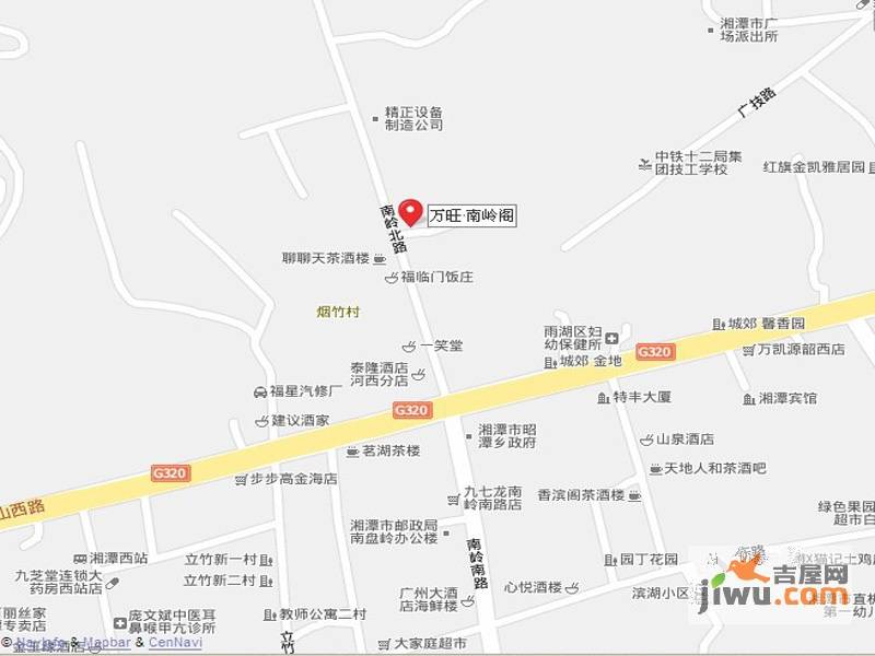 万旺·南岭阁位置交通图图片