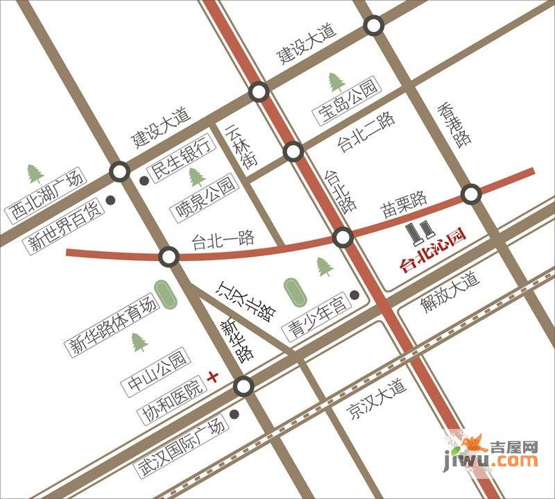 台北沁园位置交通图图片