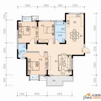 金燕虹景新都3室2厅2卫130㎡户型图