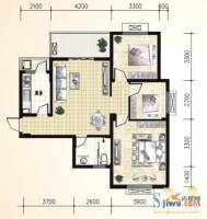 锦湖金利花园3室2厅2卫100㎡户型图