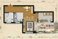 美联西马名仕1室1厅1卫45㎡户型图