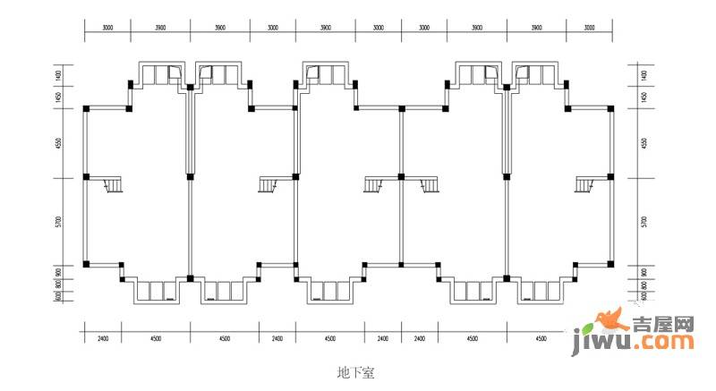 公园墅普通住宅200㎡户型图