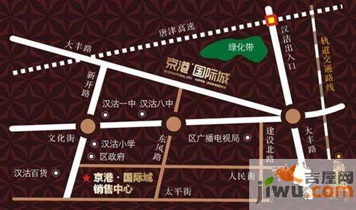 京港国际城位置交通图图片