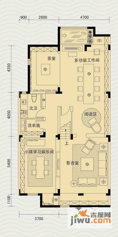 博轩园7室2厅4卫315㎡户型图